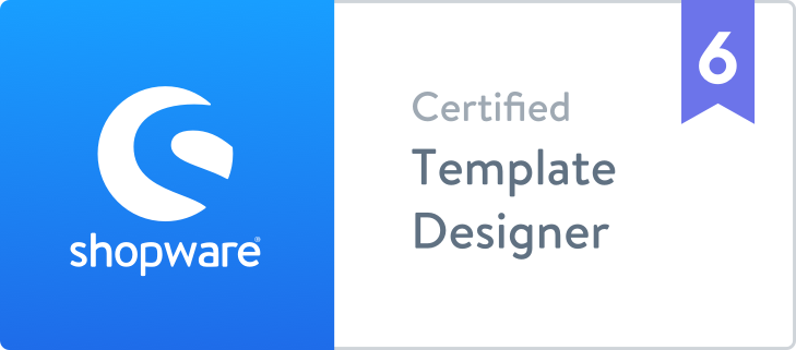 Shopware 6 zertifizierter Template Designer